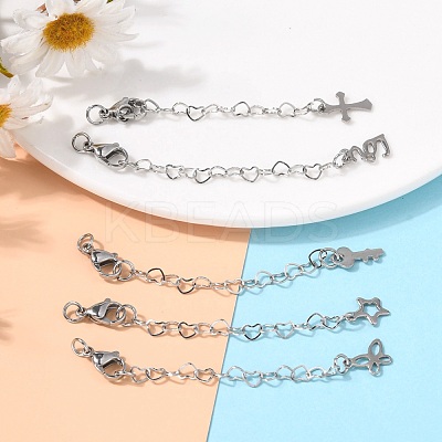 Tarnish Resistant 304 Stainless Steel Chain Extender FIND-JF00066-1
