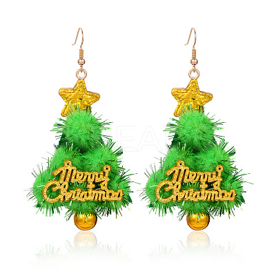Christmas Alloy Dangle Earrings FS-WGC5D36-12-1
