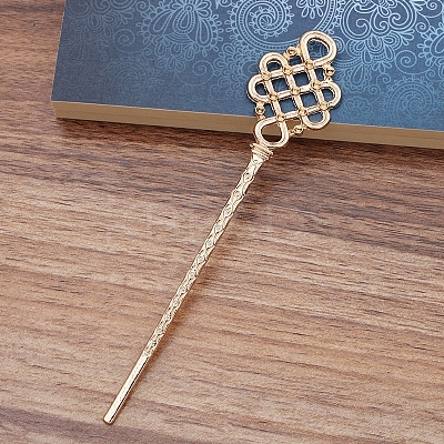Alloy Hair Stick Findings OHAR-PW0001-323KCG-1
