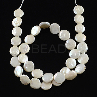 Natural Baroque Pearl Keshi Pearl Beads Strands PEAR-Q004-21C-1