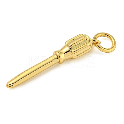 Rack Plating Brass Pendants KK-Z063-30H-G-1