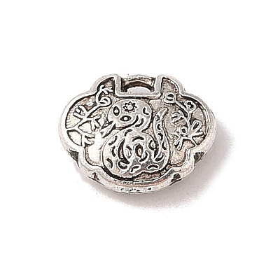 Tibetan Style Alloy Charms TIBE-Q090-17AS-1