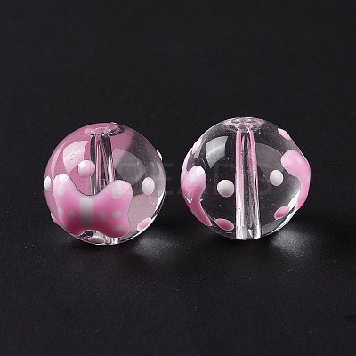 Transparent Glass Beads LAMP-B021-03A-06-1