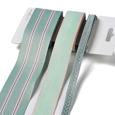 9 Yards 3 Styles Polyester Ribbon SRIB-C002-06F-1