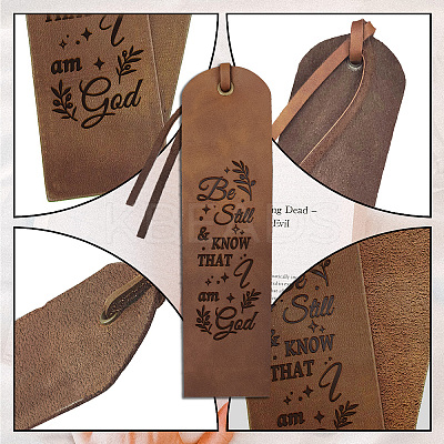 Cowhide Leather Labels AJEW-WH0386-0037-1