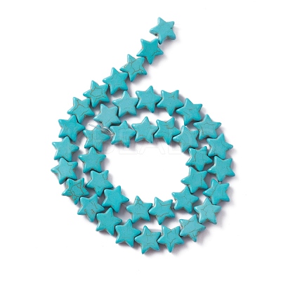 Synthetic Turquoise Beads Strands G-WH0021-05-1
