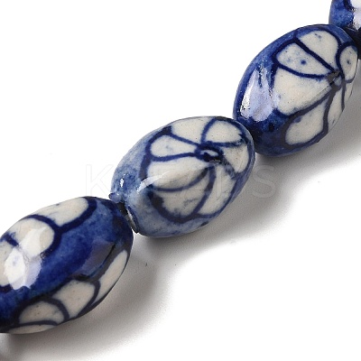 Blue and White Porcelain Beads PORC-C003-02-1
