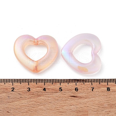 UV Plating Transparent Acrylic Beads OACR-Z013-09-1