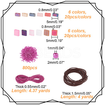 DIY Bracelet Making Kit DIY-AR0003-81-1