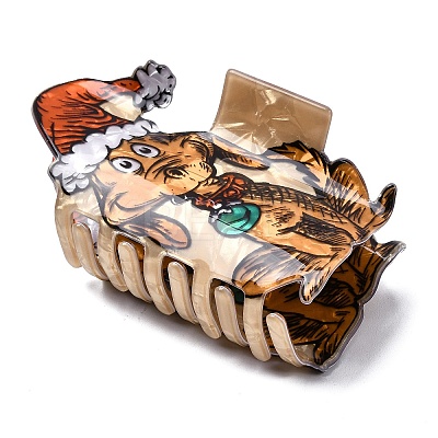 Christmas PVC Claw Hair Clips for Women Girls PHAR-Z007-01D-1