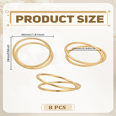 8Pcs Alloy Napkin Rings AJEW-LP0002-69G-1