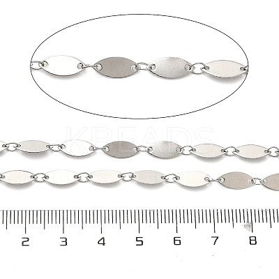 304 Stainless Steel Oval Link Chains CHS-A016-63P-A-1