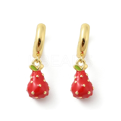 Brass Hoop Earrings EJEW-S251-04C-G-1