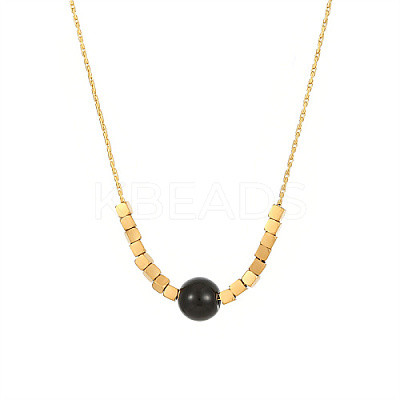 304 Stainless Steel Pendant Necklace for Women PP8102-6-1