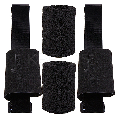 1 Set Fibre Hand Grips for Weightlifting AJEW-GF0005-51-1