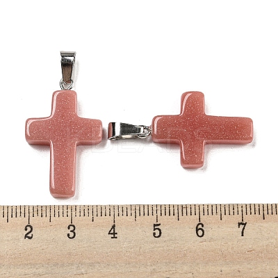 Synthetic Luminous Stone Dyed Pendants G-H308-06P-07-1