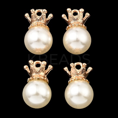 (Defective Closeout Sale: Some Glue Overflow) Resin Imitation Pearl Pendants LS-FIND-XCP0002-45A-1