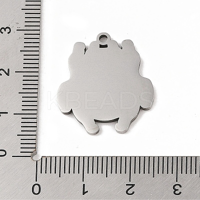 Non-Tarnish 201 Stainless Steel Pendants STAS-C095-14P-1
