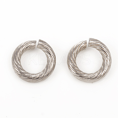 Tarnish Resistant 304 Stainless Steel Open Jump Rings STAS-G224-23P-05-1