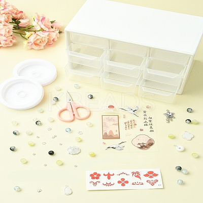 DIY Lampwork Beaded Bracelet Making Kit DIY-FZC0001-01C-1