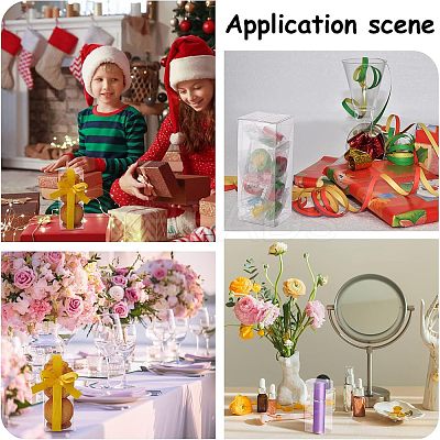 30Pcs Rectangle Transparent Plastic PVC Box Gift Packaging CON-NB0001-85A-1