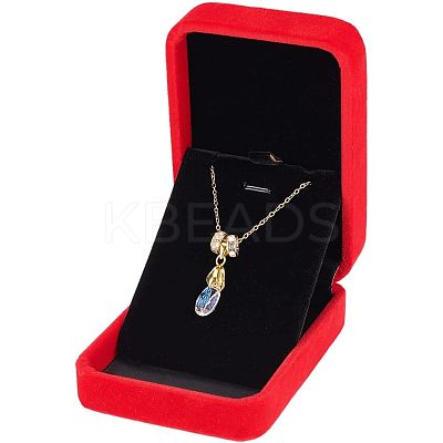 Velvet Pendant Box CON-WH0088-35A-1