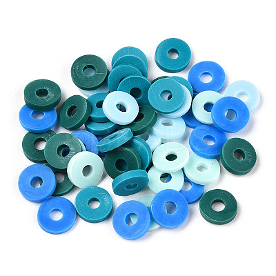 Handmade Polymer Clay Beads CLAY-T019-02B-1