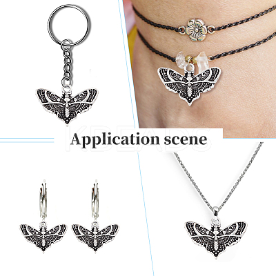 80Pcs Tibetan Style Alloy Pendants PALLOY-DC0001-04-1