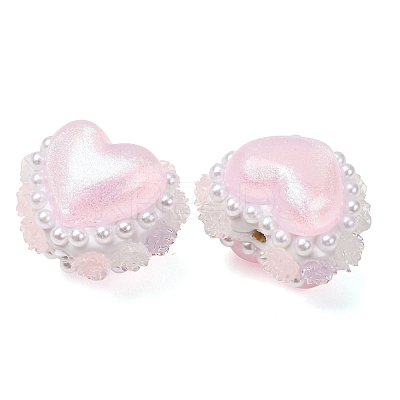 Rwsin & ABS Imitation Pearl & Polymer Clay Beads RE-CBA1913-01C-1