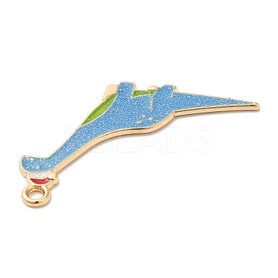 Christmas Alloy Enamel Pendants ENAM-K069-21A-G-1