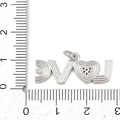 Brass Micro Pave Cubic Zirconia Pendants KK-G544-37P-1
