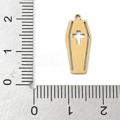 201 Stainless Steel Pendants STAS-H480-04G-1