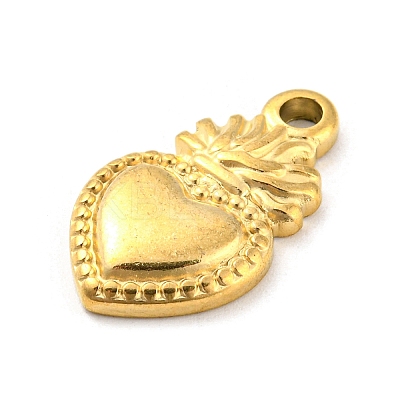 304 Stainless Steel Pendants STAS-C082-07G-1