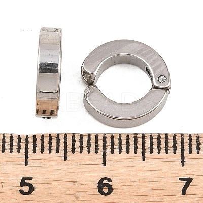 201 Stainless Steel Cuff Earrings EJEW-T056-01P-02-1