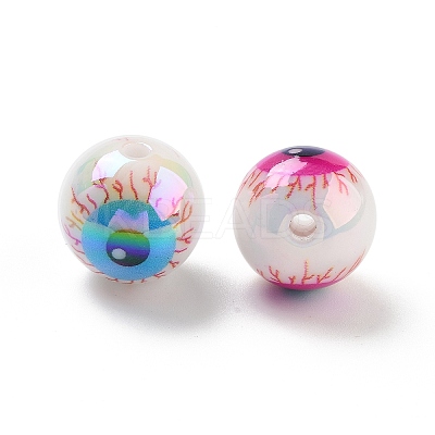 UV Plating Acrylic Beads OACR-S140-02-1
