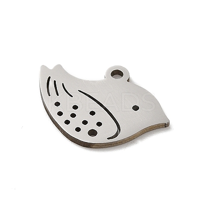 Non-Tarnish 201 Stainless Steel Pendants STAS-E206-04P-06-1