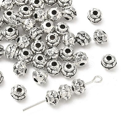 Tibetan Style Alloy Flower Spacer Beads TIBEB-O004-74-1