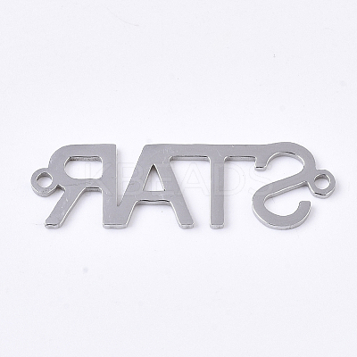 Non-Tarnish 201 Stainless Steel Links connectors STAS-N091-37P-1