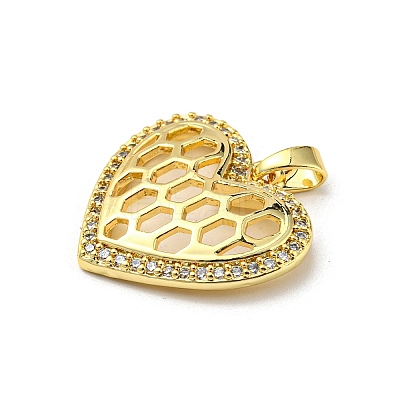 Brass with Cubic Zirconia Pendants FIND-Z023-01B-1