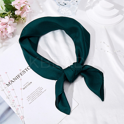 Imitated Silk Fabric Scarf for Women Girls AJEW-WH20006-114C-1