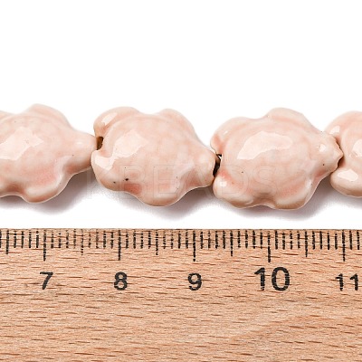 Handmade Porcelain Beads Strands LAMP-G140-02G-1