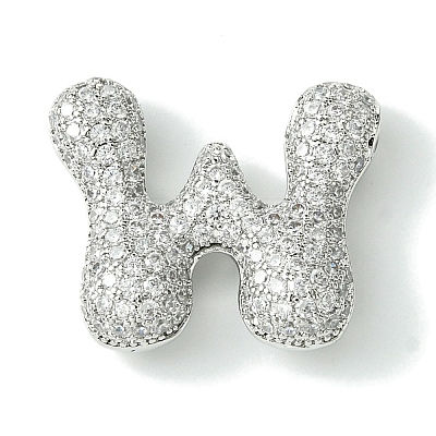Rack Plating Brass Cubic Zirconia Pendants KK-S378-02P-W-1