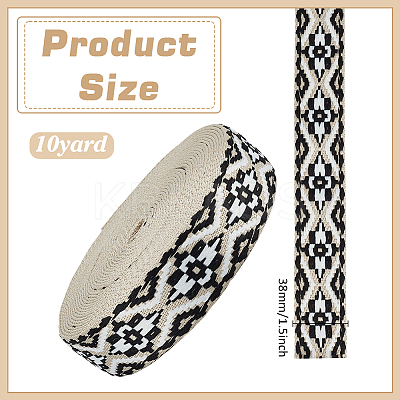10Yards Polycotton Ribbon OCOR-BC0008-93B-1