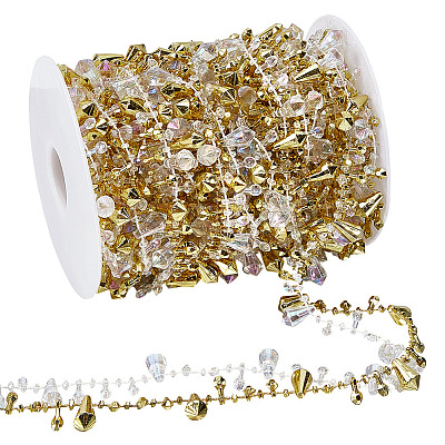 ABS Plastic Cord Beads FIND-WH0816-063A-1