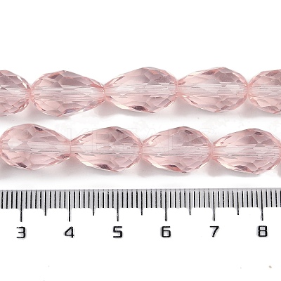 Transparent Glass Beads Strands EGLA-N013-T8mm-D18-1