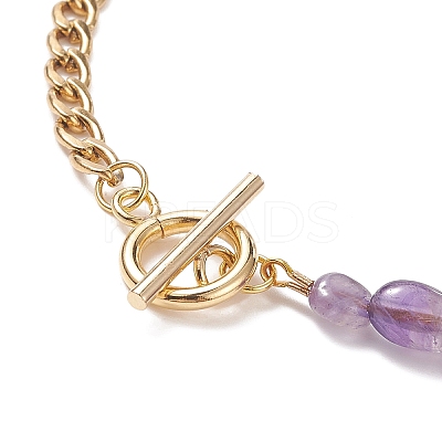 Mixed Natural Gemstone Beaded Necklaces NJEW-JN04156-1