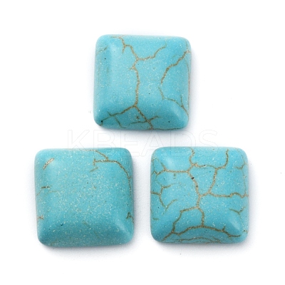 Synthetic Turquoise Cabochons TURQ-WH0001-03E-1