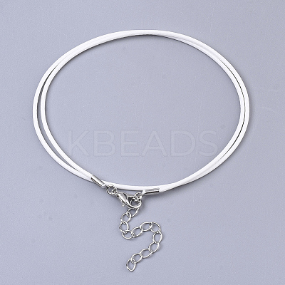 Waxed Cotton Cord Necklace Making LS-MAK-S032-1.5mm-B20-1