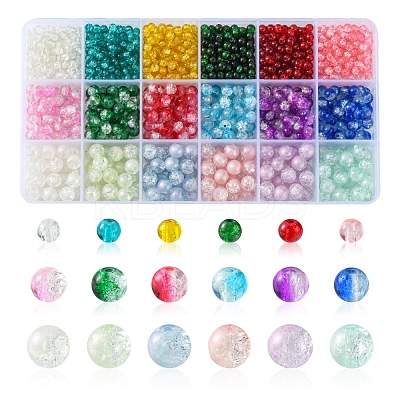 1250Pcs Glass Beads GLAA-FS0001-38-1