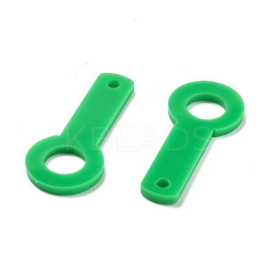 Acrylic Blank Tumbler Straw Charm Holder AJEW-XCP0002-97-1